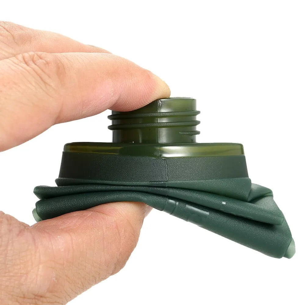 Outdoor Folding Soft Flask Drink Water Bottle