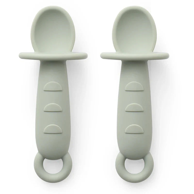 Baby Silicone Self Feeding Spoon