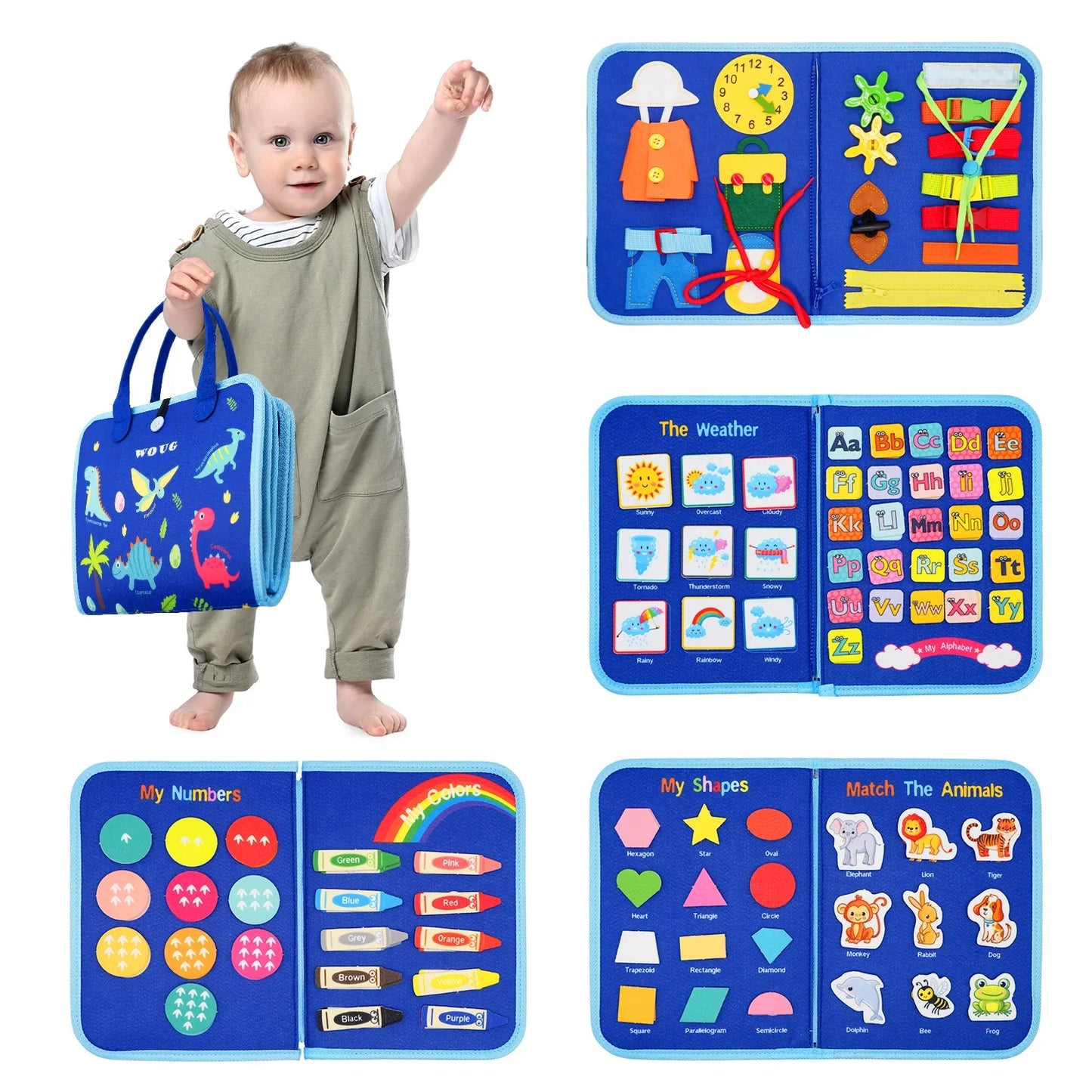 Baby Travel Board Educational Toy