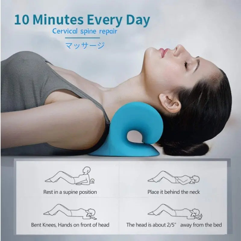 Neck Shoulder Stretcher Relaxer Traction Device