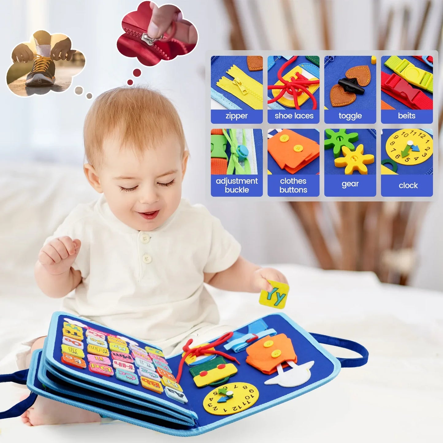 Baby Travel Board Educational Toy