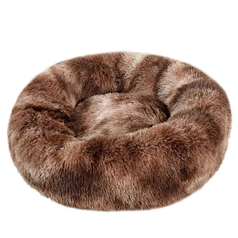Dog Washable Winter Warm Round Bed