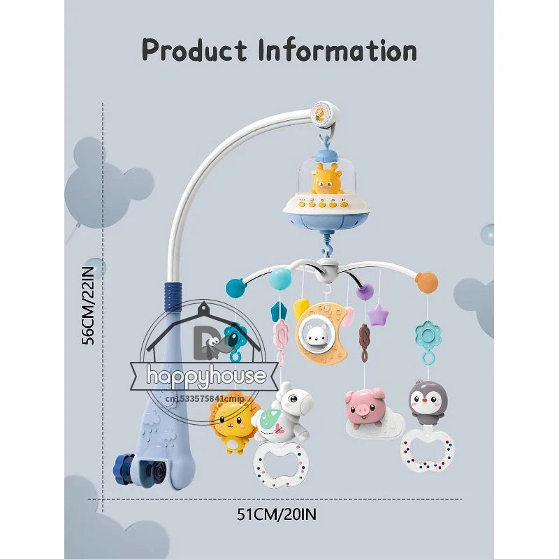 Baby Crib Light Music Projection Toy