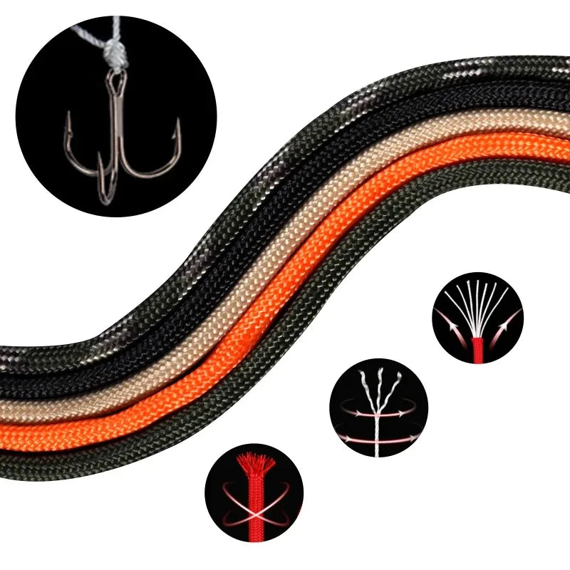 Outdoor Survival Hiking Tent Paracord Rope