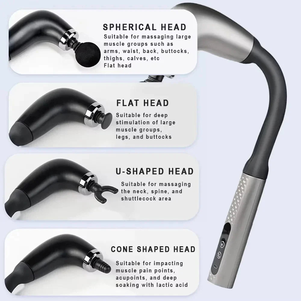Smart Rechargeable Electric Gun Massager