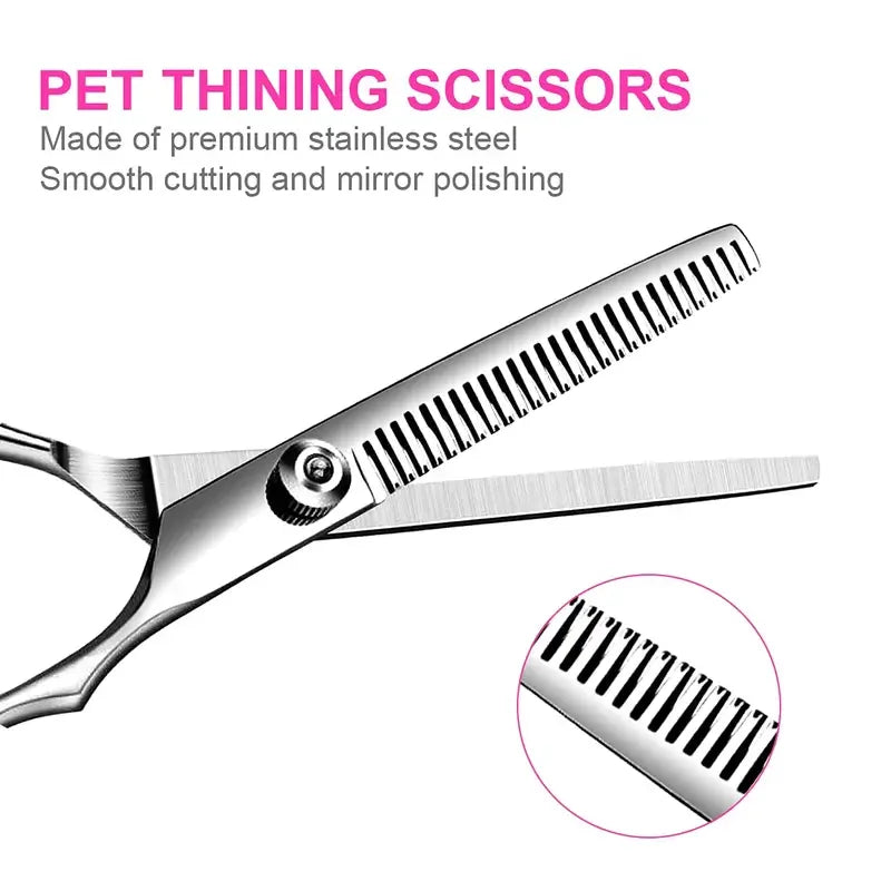 Dog Premium Titanium Coated Grooming Scissor