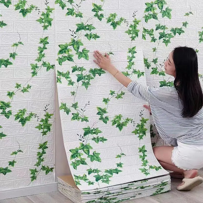 3D Brick Wallpaper Foam Wall Sticker