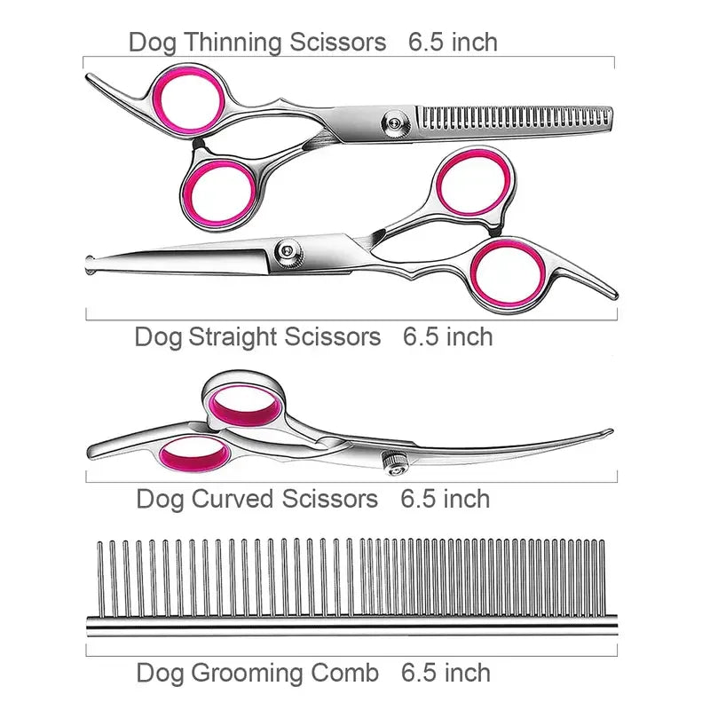Dog Premium Titanium Coated Grooming Scissor