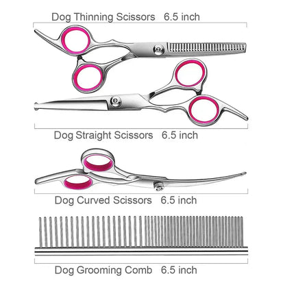 Dog Premium Titanium Coated Grooming Scissor
