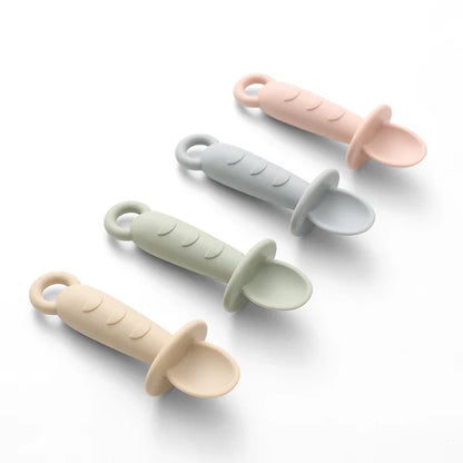 Baby Silicone Self Feeding Spoon