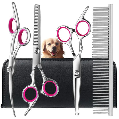 Dog Premium Titanium Coated Grooming Scissor
