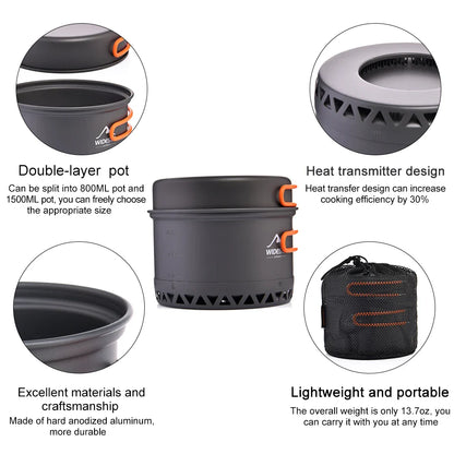 Outdoor Camping Cookware Cooking Set