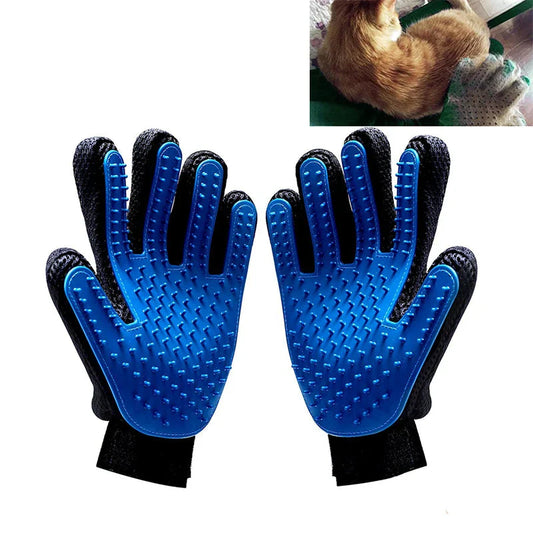 Pet Silicone Grooming Gloves