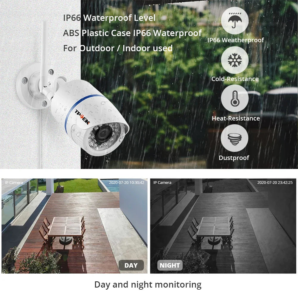 Outdoor Wireless WiFi Home Security Camera