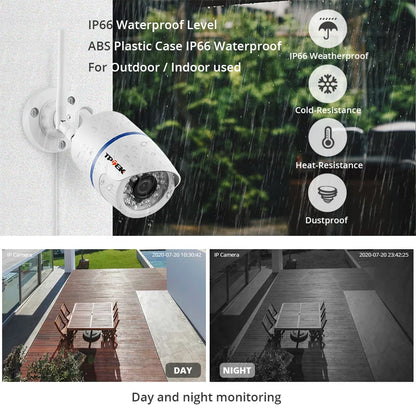 Outdoor Wireless WiFi Home Security Camera