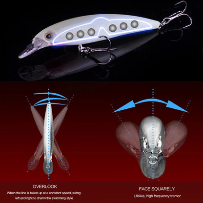 Crank Wobbler Fishing Tackle Hook