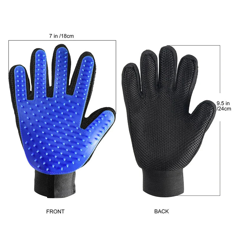 Pet Silicone Grooming Gloves
