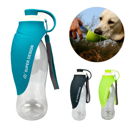 Dog Portable Silicone Travel Water Bottle