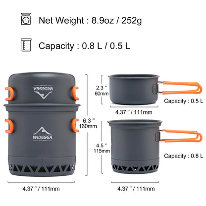 Outdoor Camping Cookware Cooking Set