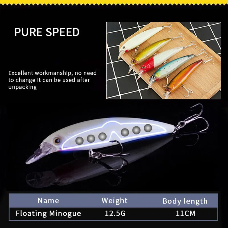 Crank Wobbler Fishing Tackle Hook