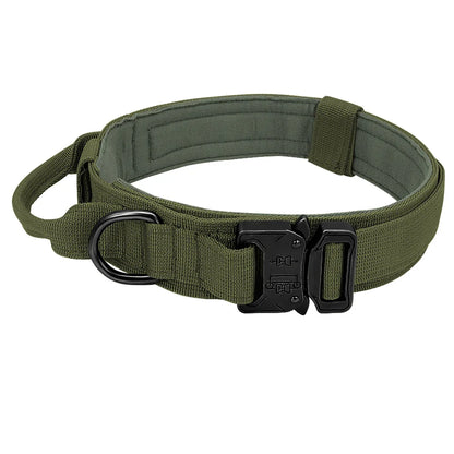 Dog Durable Tactical Collar Leash Set