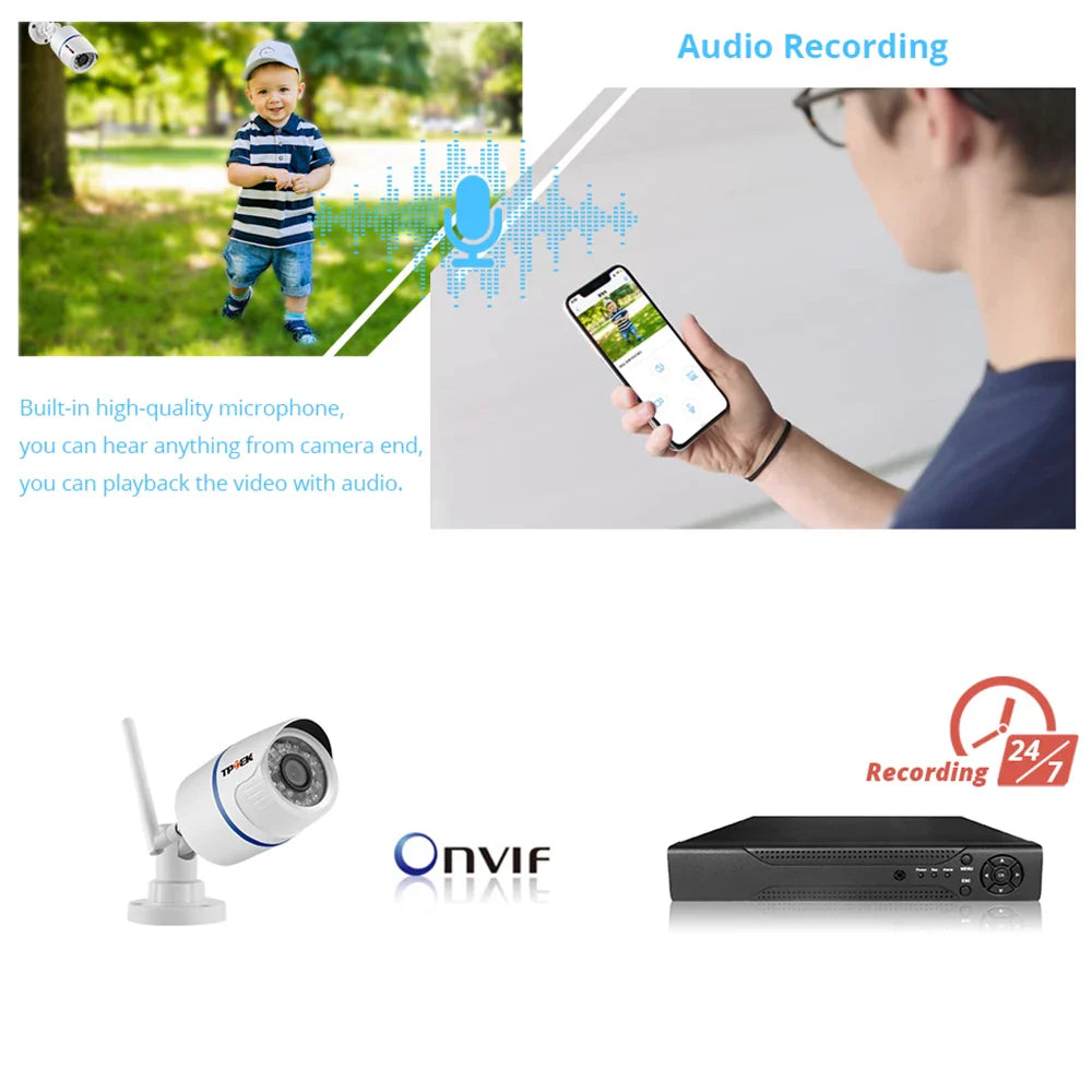 Outdoor Wireless WiFi Home Security Camera