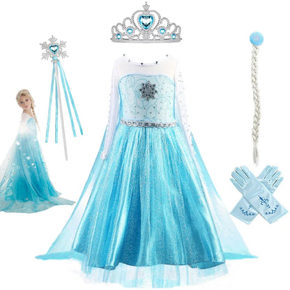 Girl Crystal Bodice Princess Dress
