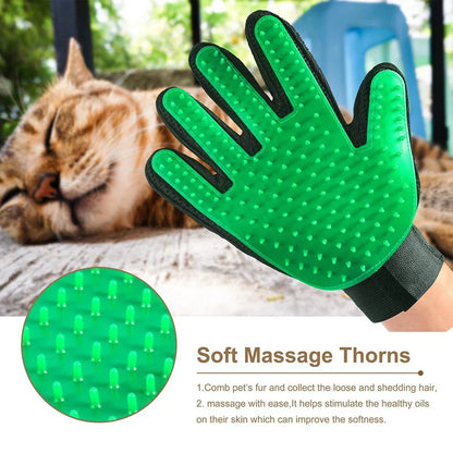 Pet Silicone Grooming Gloves