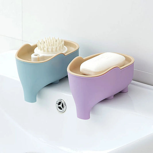 Double Layer Creative Cute Soap Box
