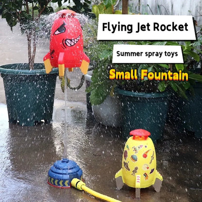 Kids Rocket Splashing Water Toy