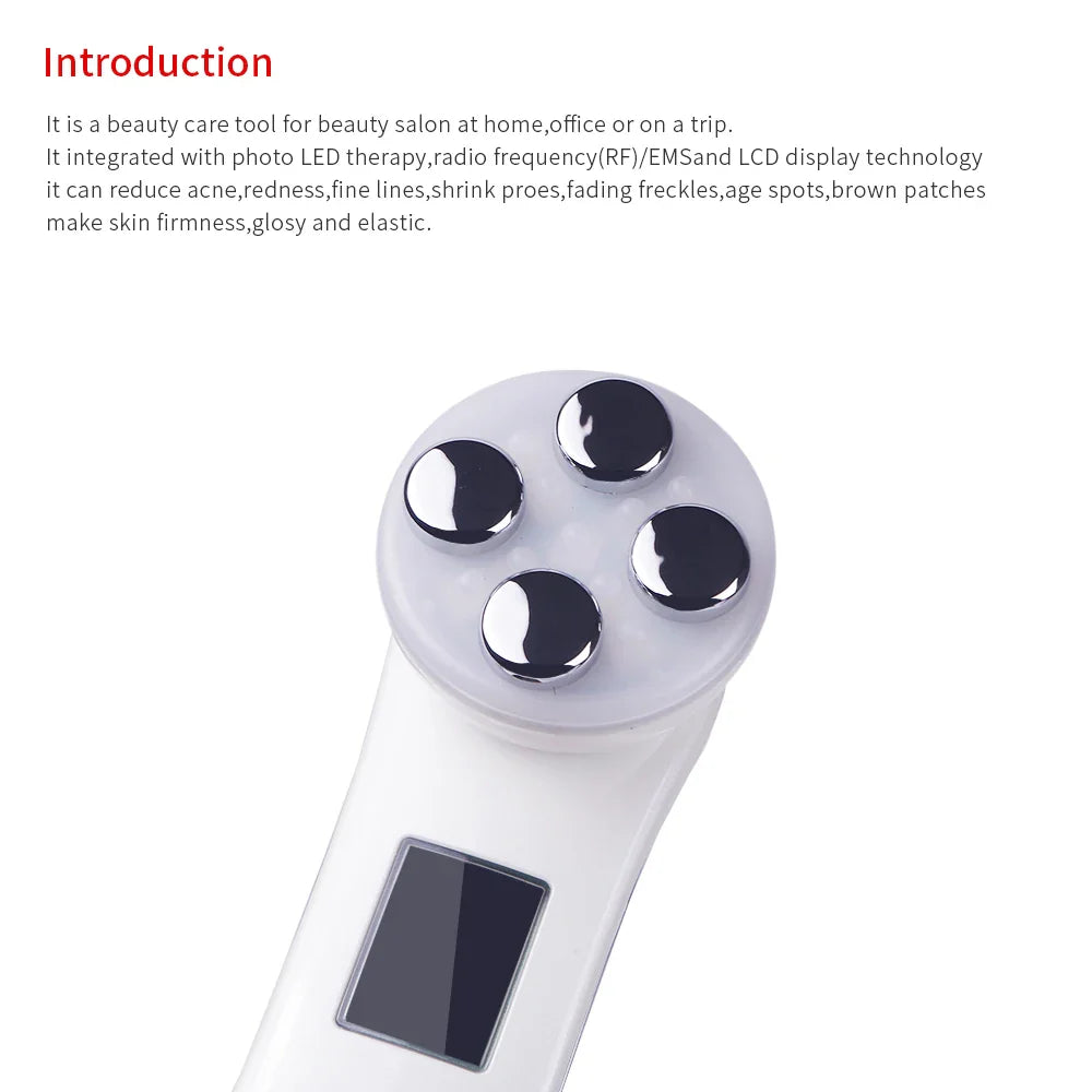 EMS Electroporation LED Photon Beauty Device