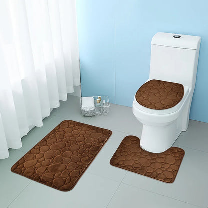 Bathroom Water-absorbig Non-slip Floor Mat