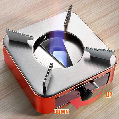 Mini  Stainless Steel Pull-Out Camping Stove