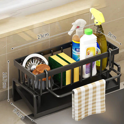 Kitchen Drainage Rag Storage Shelf