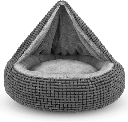 Bed Soft Plush Cozy Attached Blanket Bed