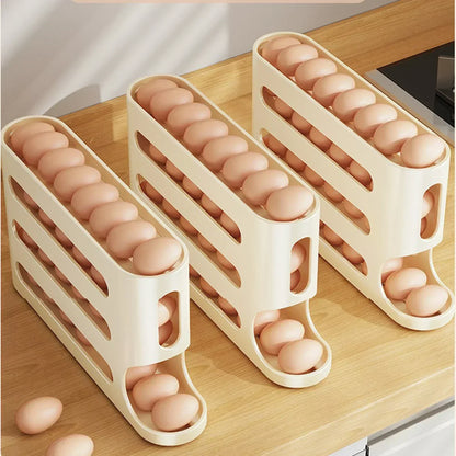 Ladder Style 2-4-layer Slide Egg Storage Box