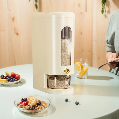 Dry Food Rice Storage Dispenser Box