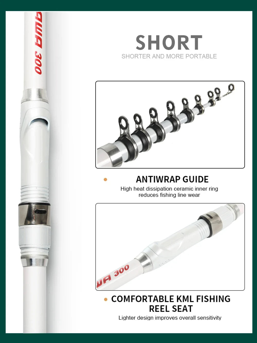 Portable Telescopic Carbon Fiber Fishing Rod