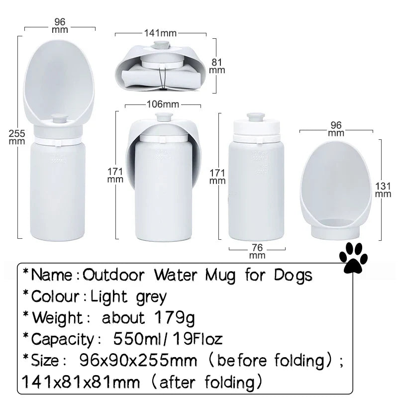 Pet Outdoor Walking Portable Water Bottle