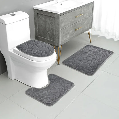 Bathroom Water-absorbig Non-slip Floor Mat