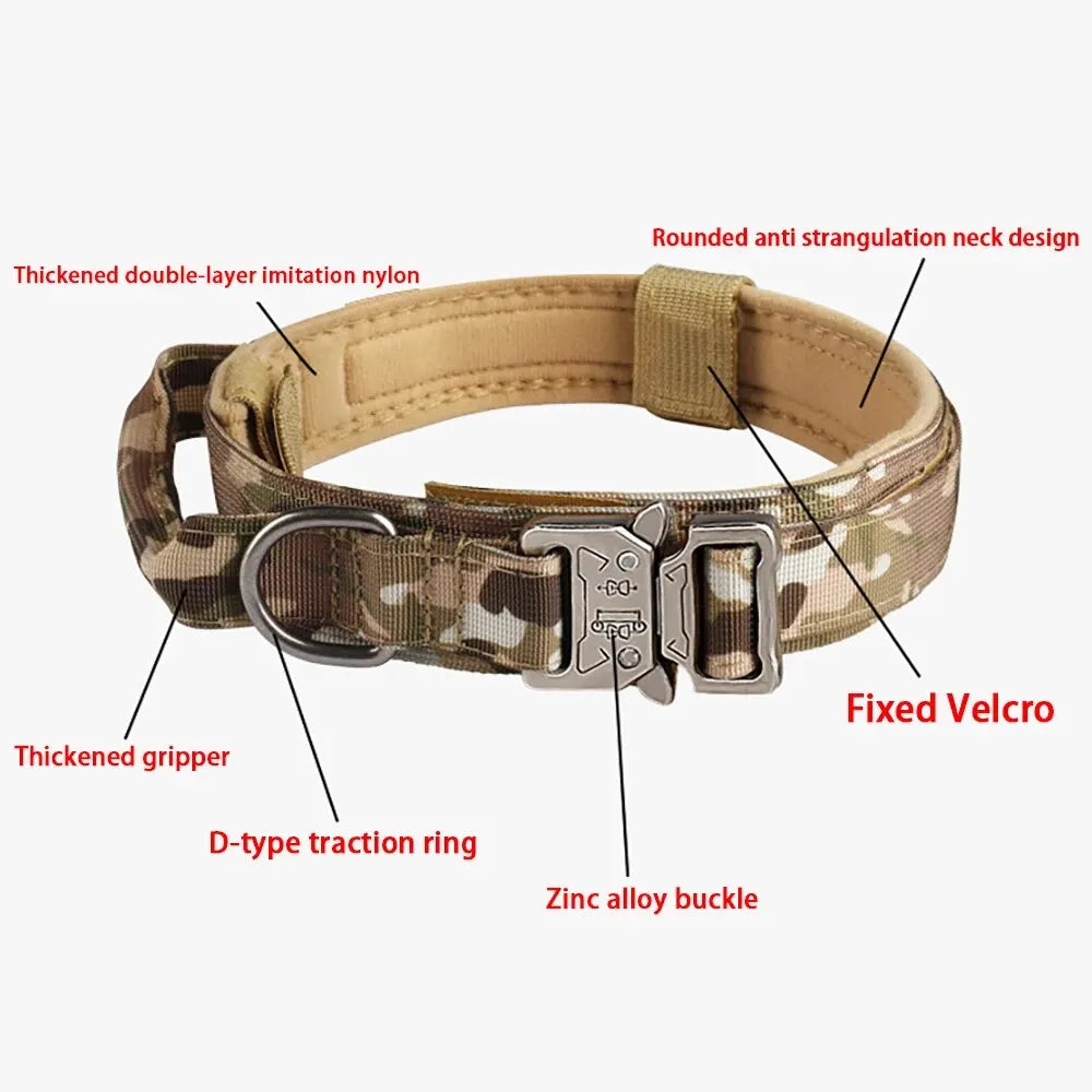 Pet Outdoor Nylon Tactical Collar