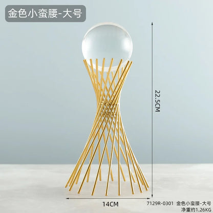 Nordic Light Luxury Crystal Ball Ornaments