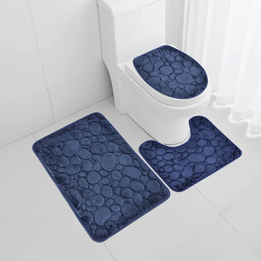 Bathroom Water-absorbig Non-slip Floor Mat