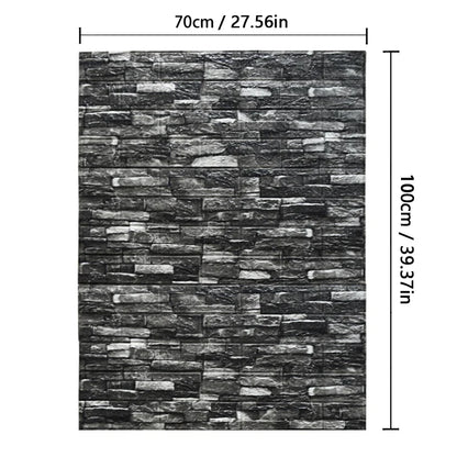 3D Brick Wallpaper Foam Wall Sticker
