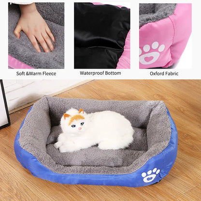 Pet  Plush Kennel Summer Washable Mat Bed