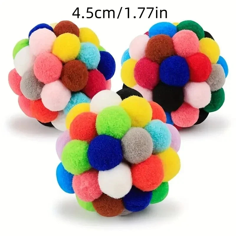 Cat Plush Elastic Ball Toy