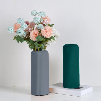 Imitation Ceramic Flower Bottle Nordic Vase