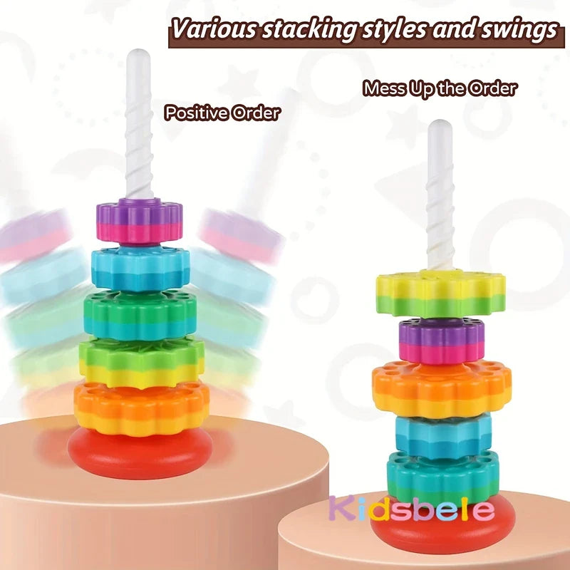 Baby Education Spinning Stacking Toy