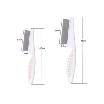 Dog Hair Removal Stainless Steel Flea Comb