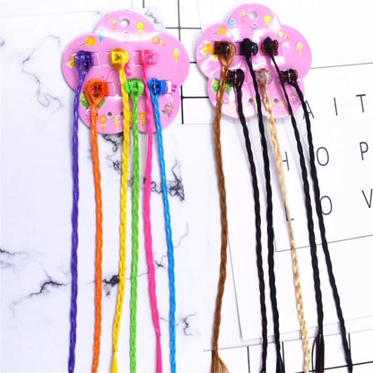 Kids Colorful Braids Hair Extension